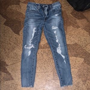 American eagle skinny super high rise size 6